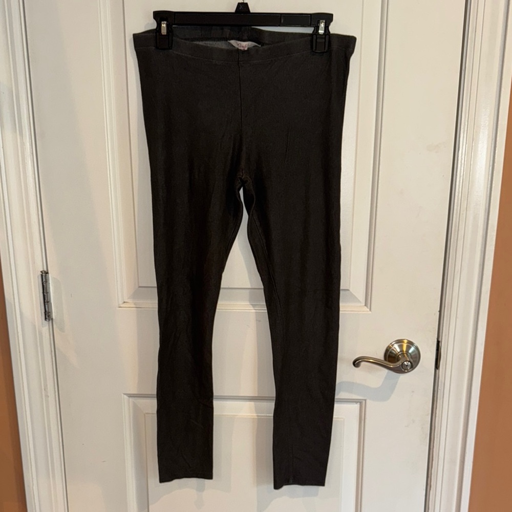 Candie’s dark gray grey Leggings pants Sz large